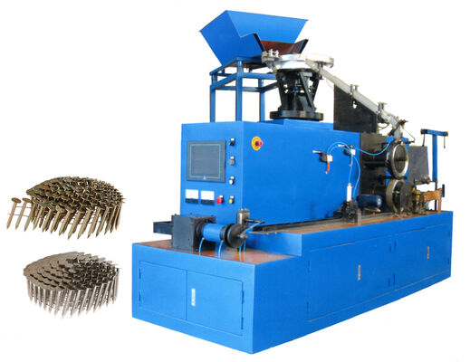 آلة طلاء المسامير ذاتية التشغيل بالكامل مع 1.5 كيلوواط من الطاقة والتحكم في PLC لإنتاج المسامير بكفاءة