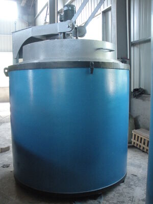 فرن التخمير الكهربائي DURA Well Pit Type بقدرة 500kg / h 850 درجة حرارة عمل ومدة خدمة طويلة