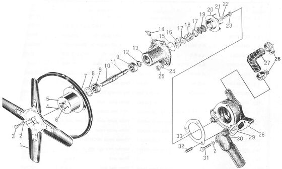 495AG Diesel Engine Spare Part - Water Pump Assembly  - 495A-07000