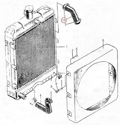 495AG قطعة احتياطية لمحرك الديزل - منفذ خرطوم 495AG-00001 مصنوعة في الصين